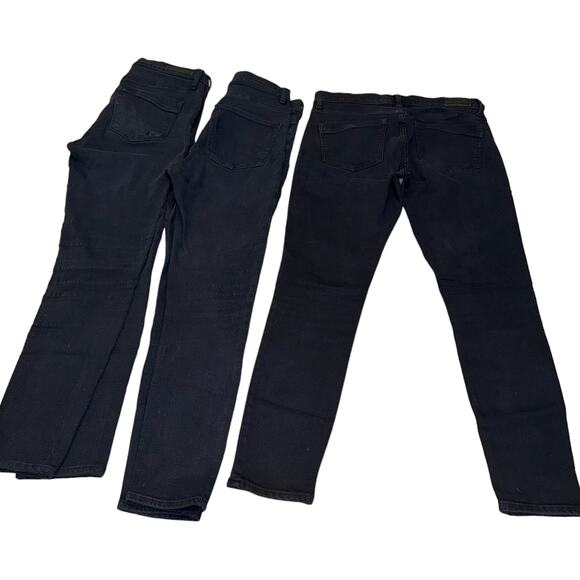 BUNDLE 3 PAIR JEANS, Express, Stretch, Mid RISE, 6s, Black - Picture 11 of 12